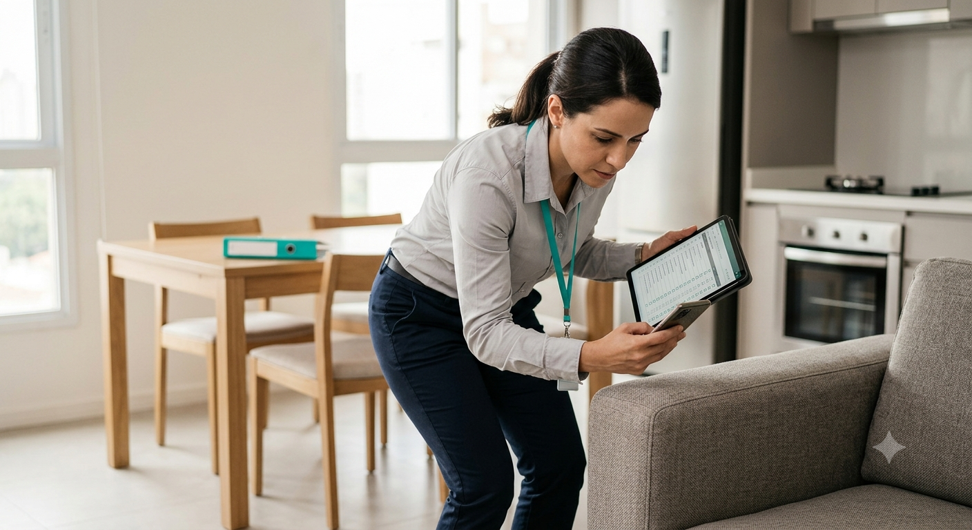 Vistoria de imóvel mobiliado: o que muda no registro e onde mora o risco